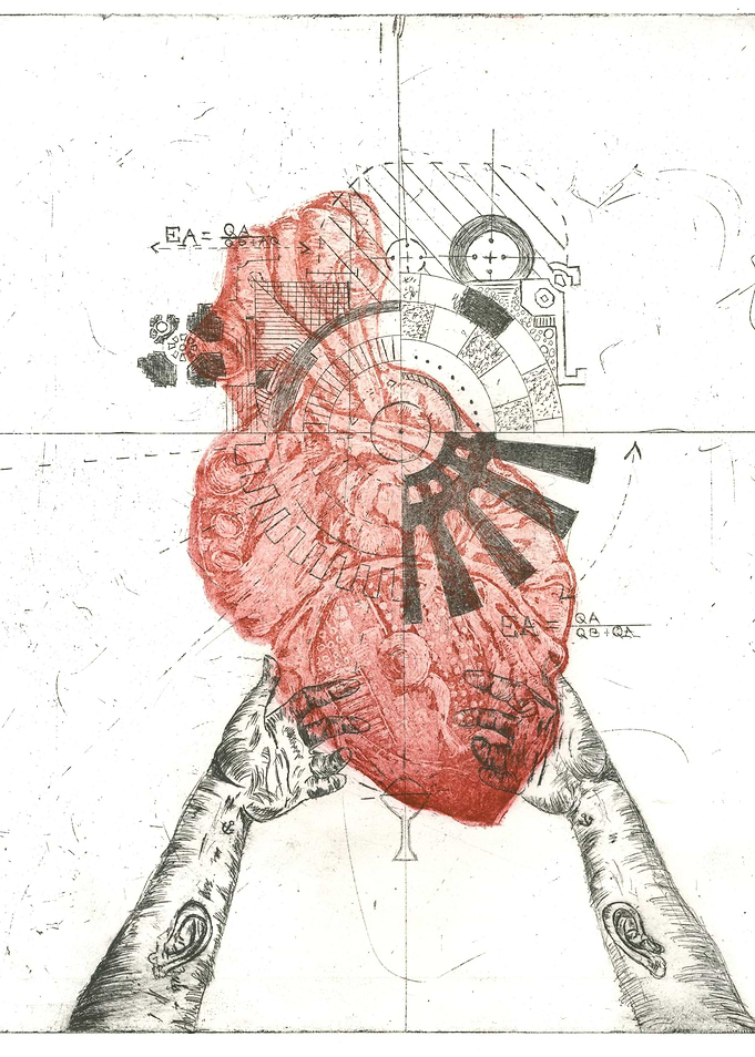 Intaglio and aquatint etch