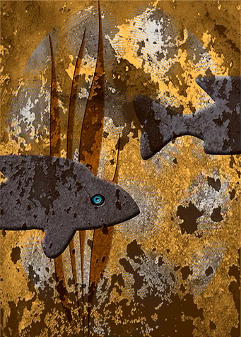 fish digital painting