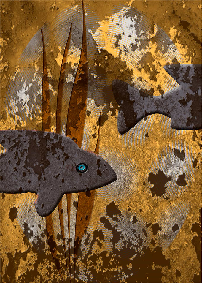 fish digital painting