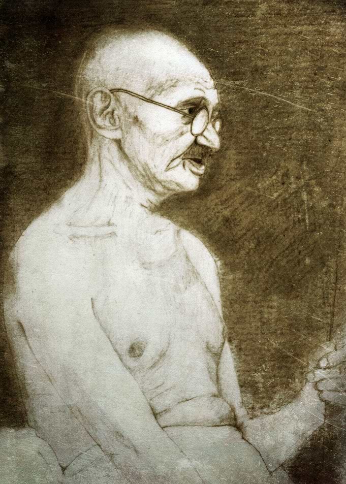 Mahatma Gandhi.