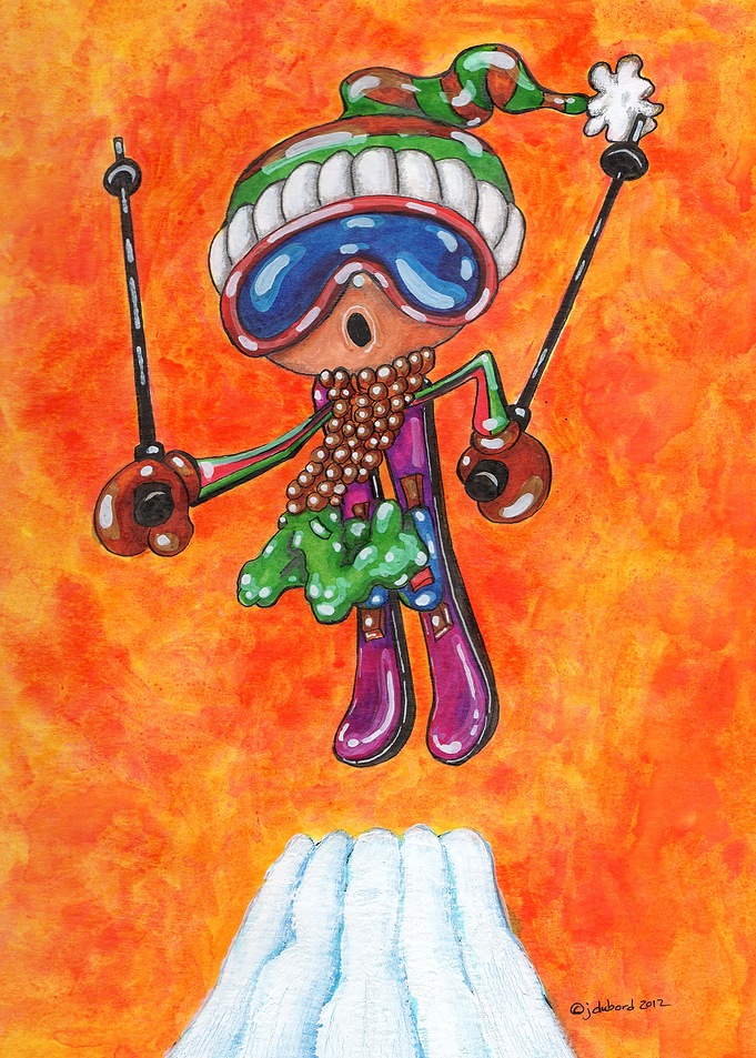 Orange Sky Jumper