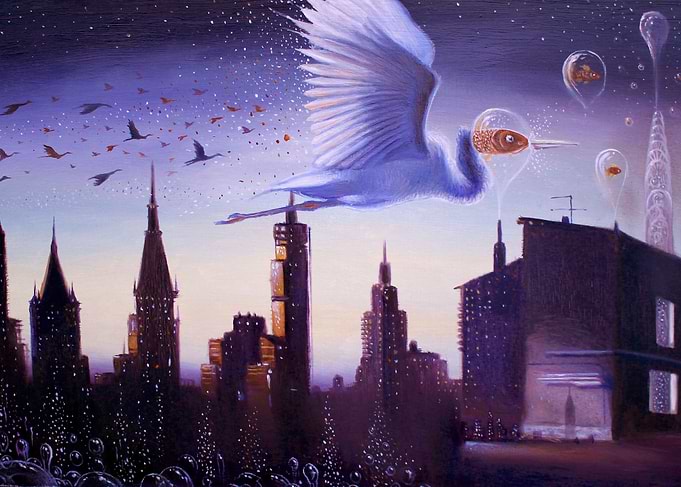 The route of Talanak Oil on canvas, 25x50cm. (2013)