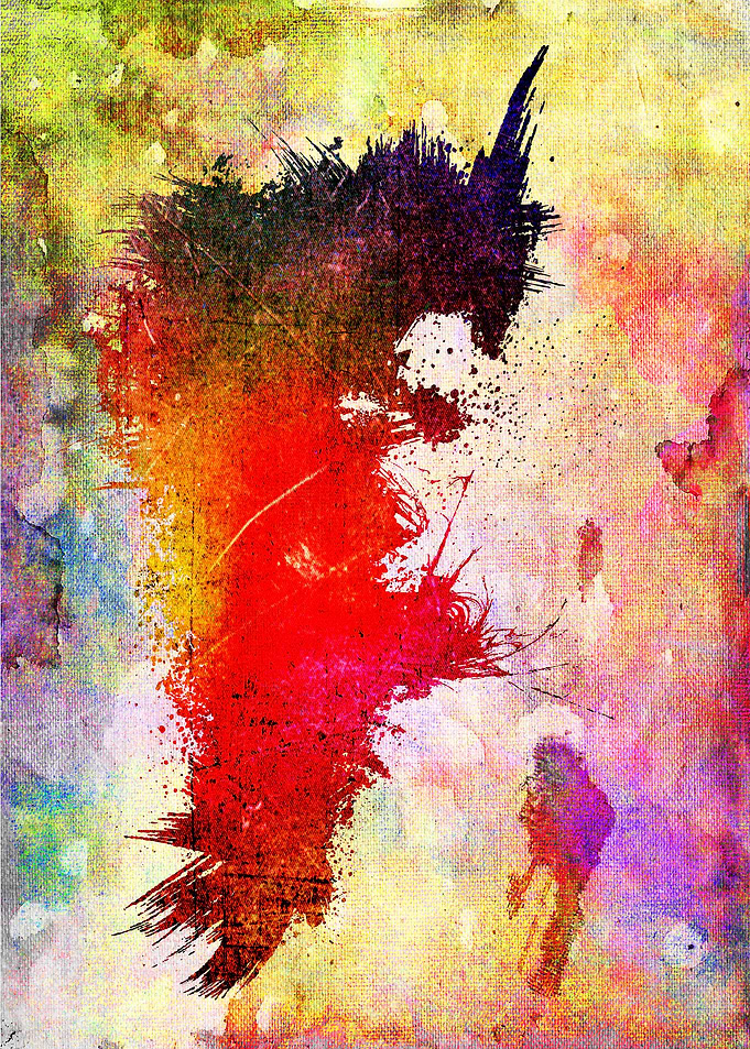 Transitory - Canvas Texture and Brush Strokes - Digital ...