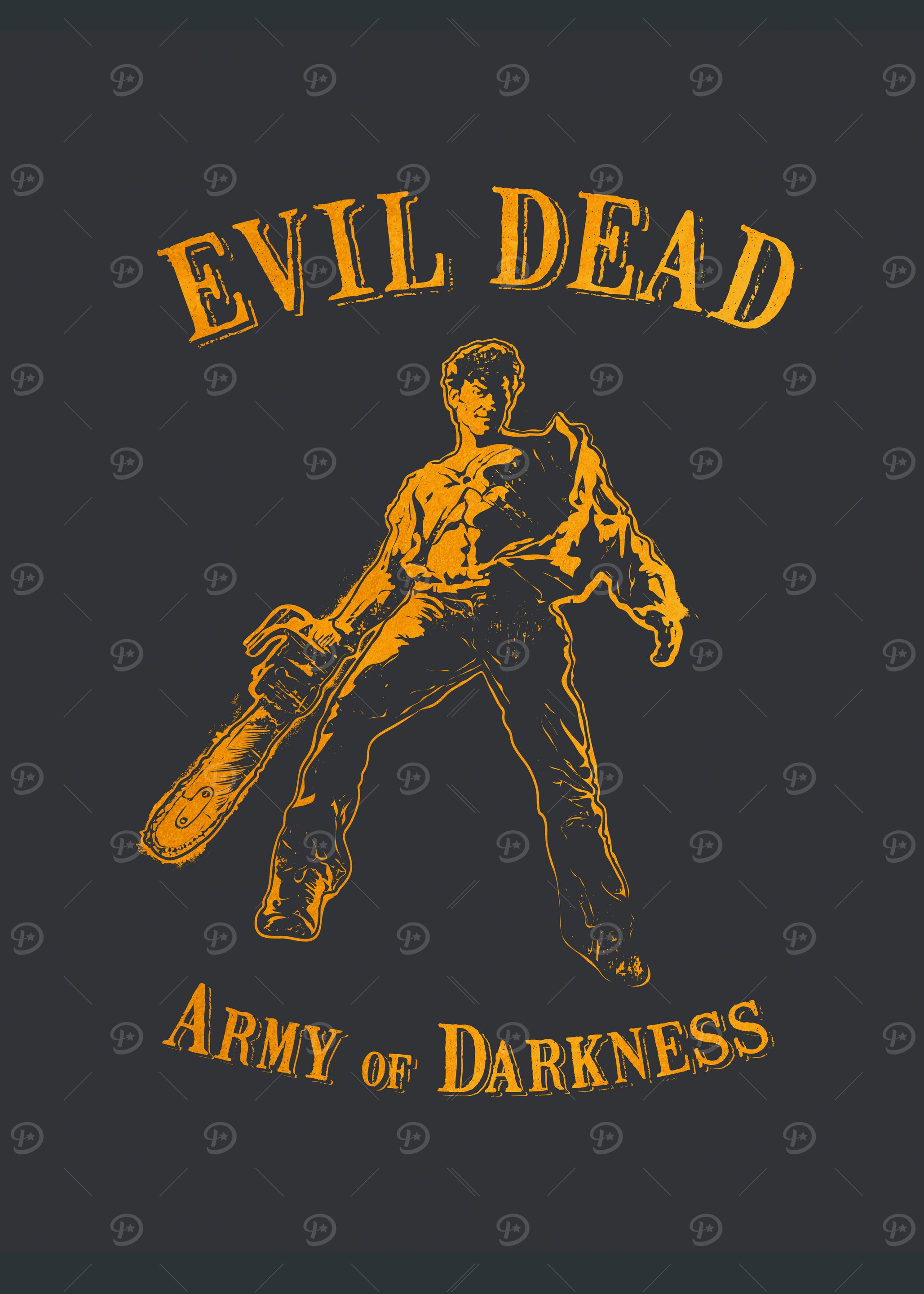 Ash from Evil Dead Army Of Darkness, vector Illustratio ...