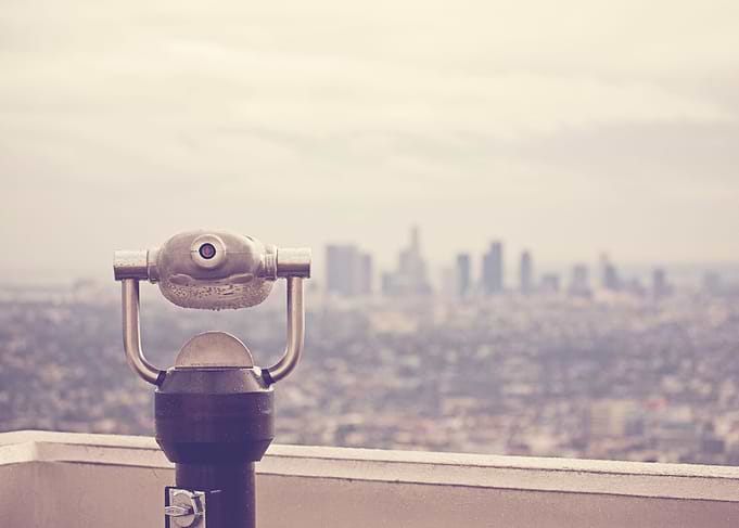 'The View: Los Angeles' Cityscape of Los Angeles, Cali ...