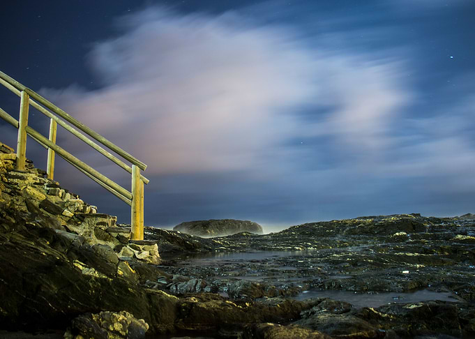 The sea and the sky