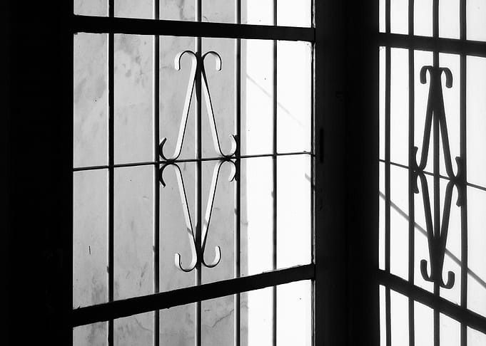 Light don't need to be invited. It just enters and cast ...