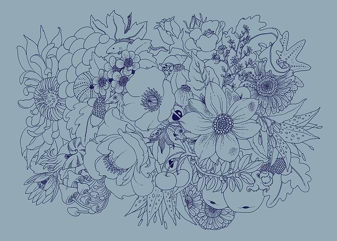 I'm drawn to decorative floral prints but I always like ...
