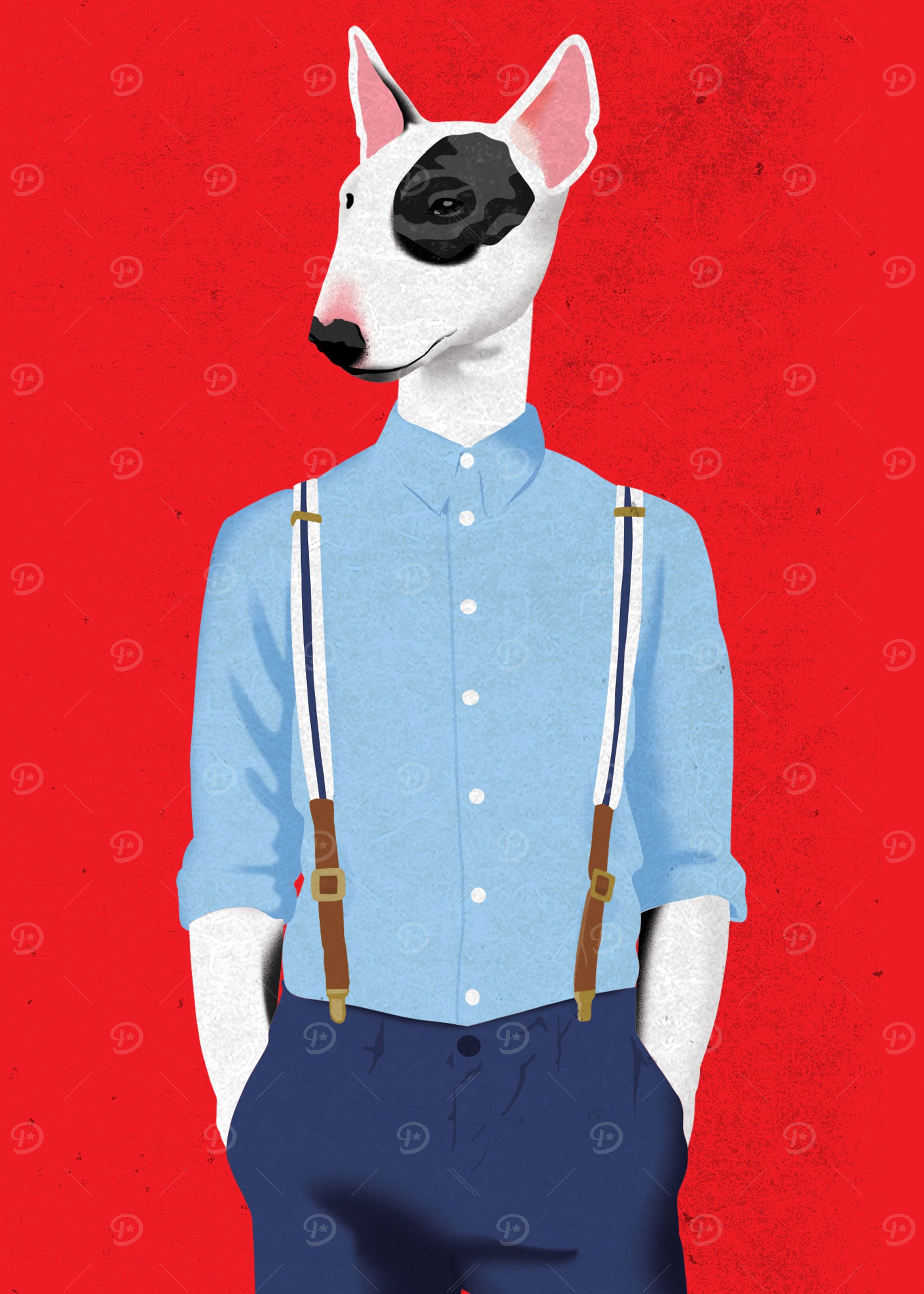 Skinhead Bull Terrier