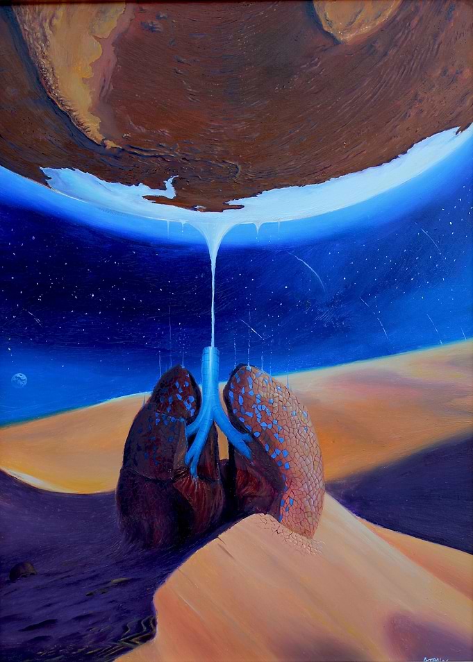 Alessandro Fantini, Spiracula (Oxygene 1976-2006) oil a ...