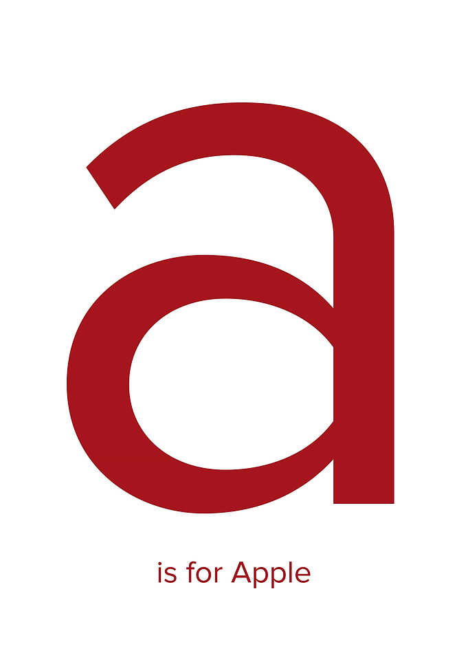 A is for Apple