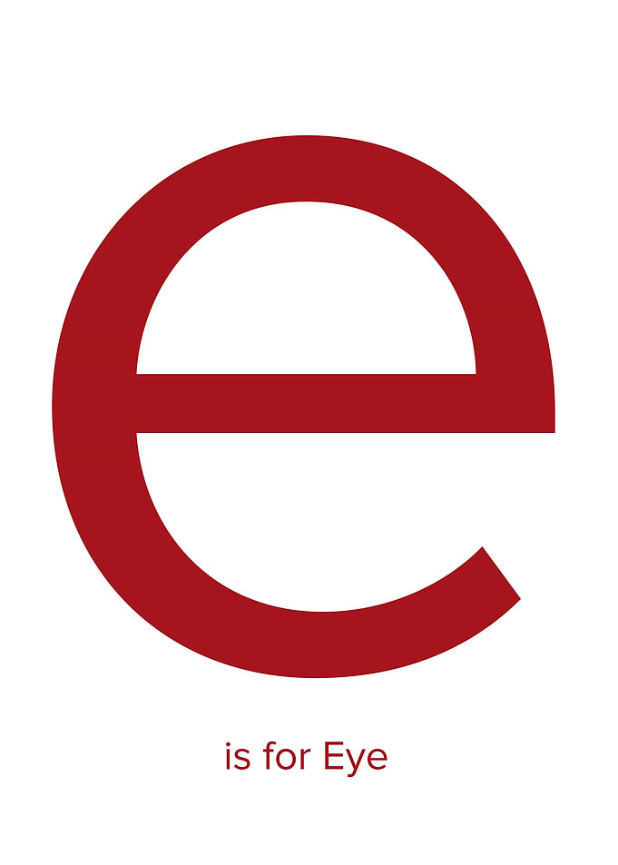 E is for eye
