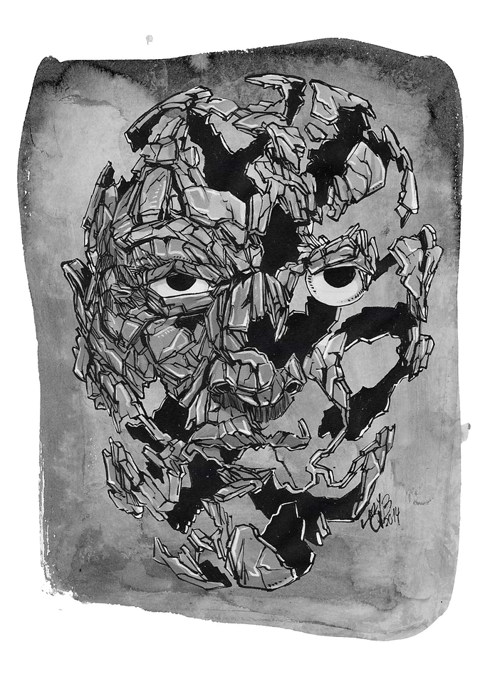 Stone face