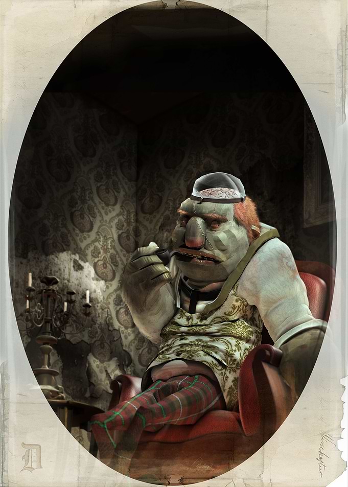 The monster of Frankenstein