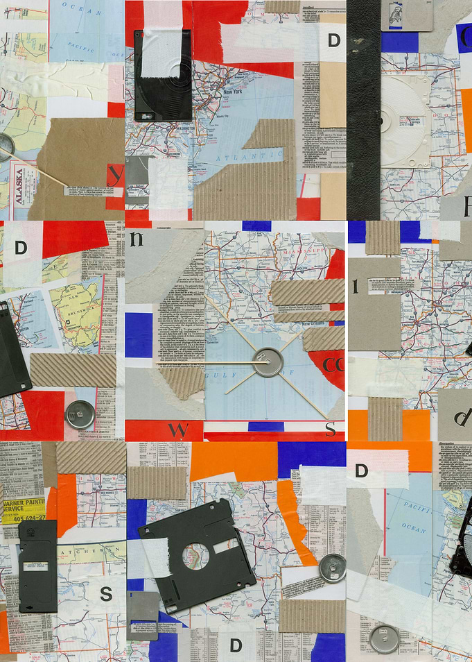 Digital Hybrid Collage investigating the link between m ...