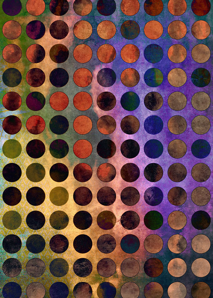 MELANGE of VIOLET and RUST