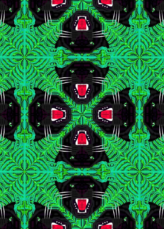 Tropical Gothic Pattern