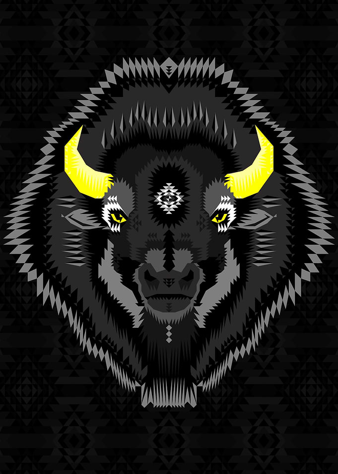 Geometric Bison