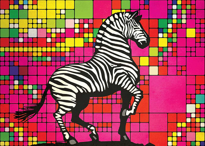 The ZEBRA - Subtle canvas texture to enhance the mood a ...
