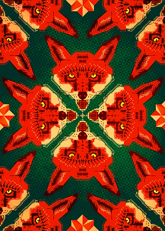 Geometric Fox Pattern