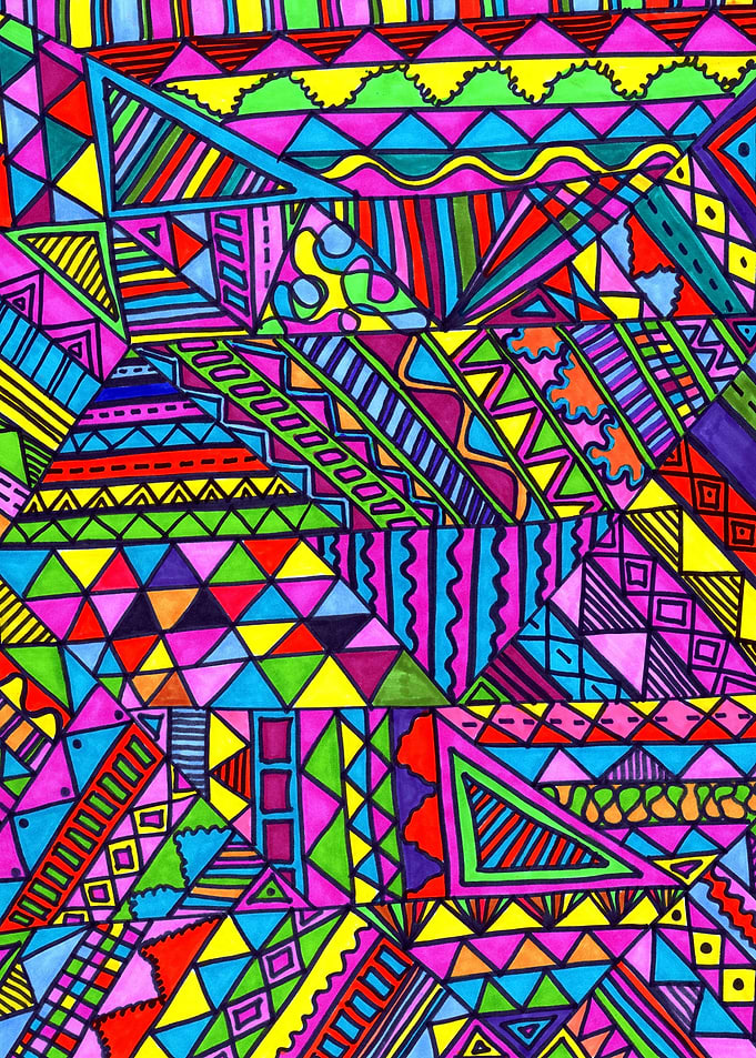 Wild One Hand drawn artwork/pattern