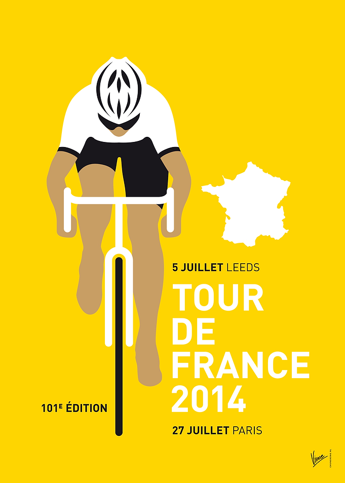 MY CYCLING MINIMAL POSTER 2014