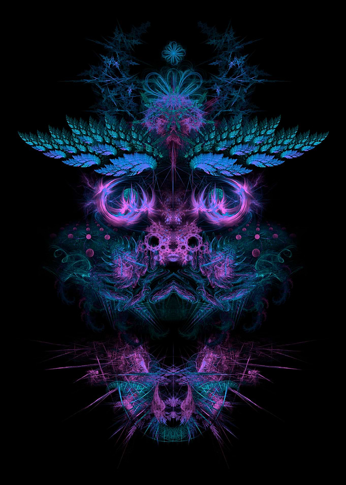 Metaface Dragon blue
