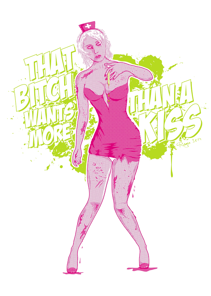 Bloody Nurse . 2 colours Print Edition