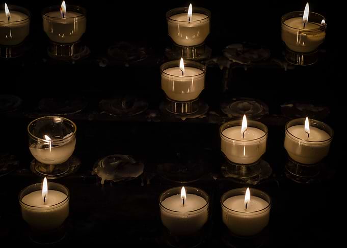 A candle for my brother, Jerusalem Chapel, Bruges