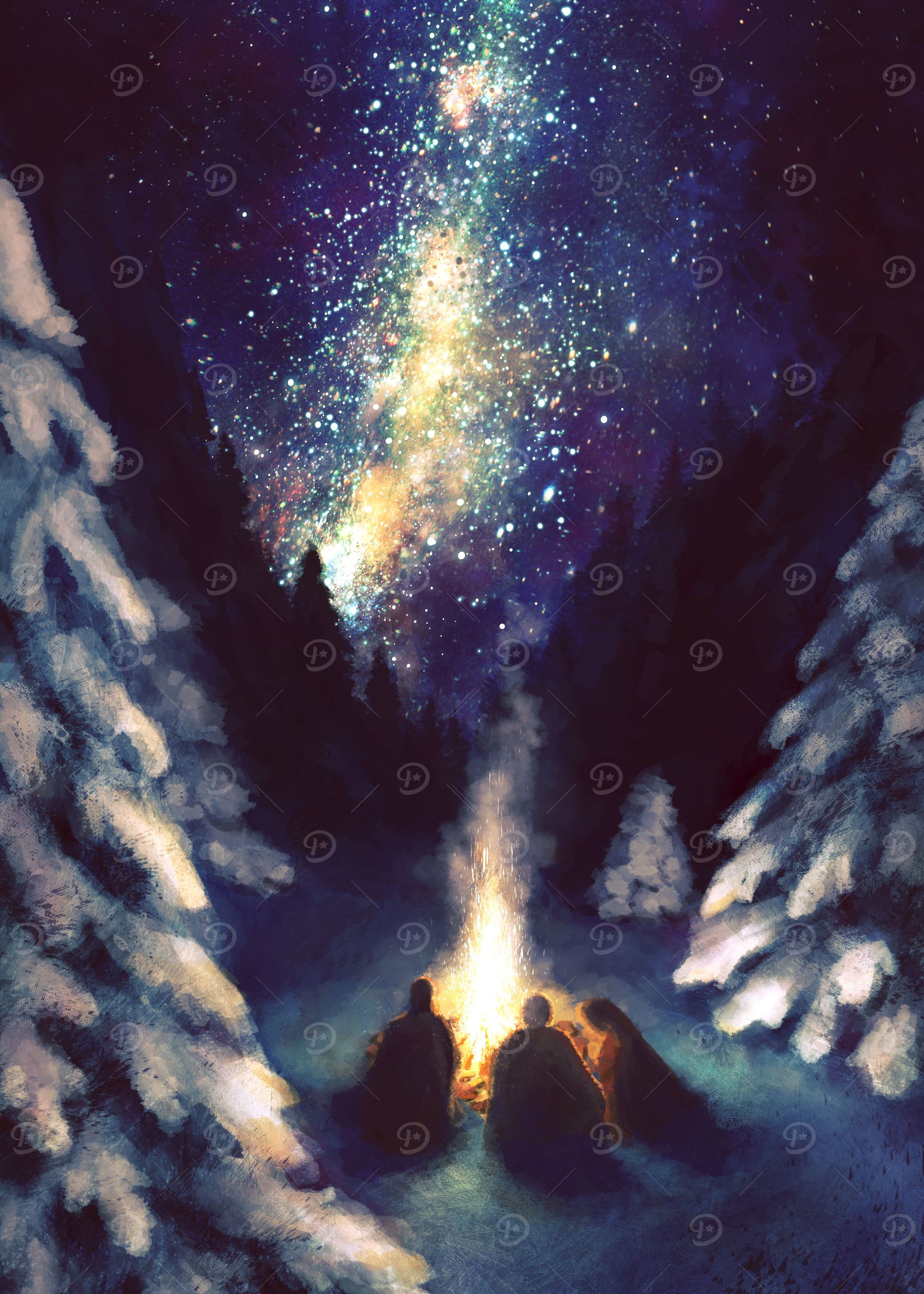 Stars in the Night Sky