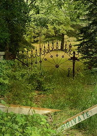 Gate on Blood Road