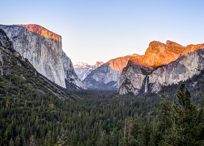 Yosemite Sunset at Tunnel View