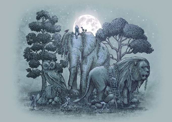Midnight in the Stone Garden