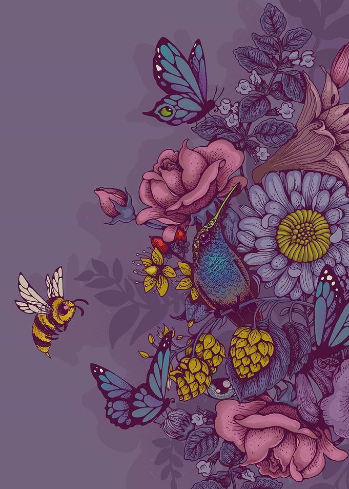 beauty - in violet