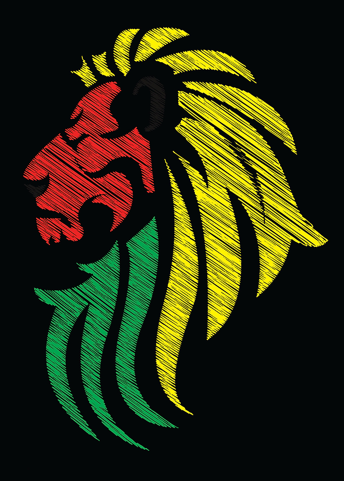Tiger Reggae Music Flag Colors - I hope you like it! =) ...