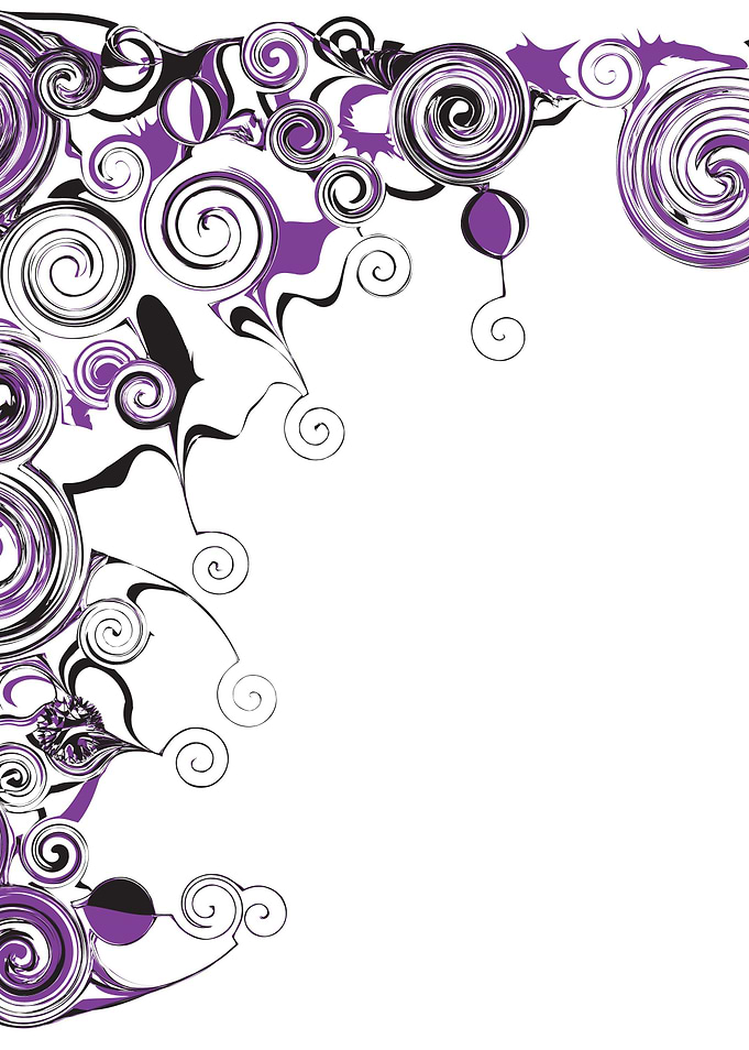 Purple Swirls And Twirls ~ Purple and black swirls and ...