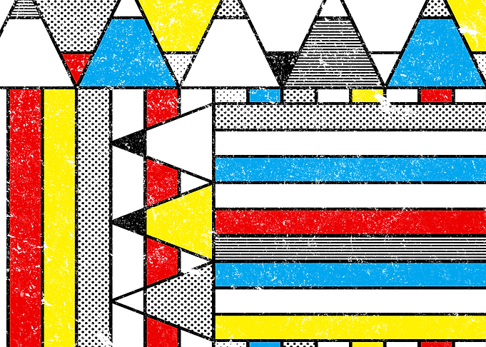 Mondrian: Pencil Collection #2