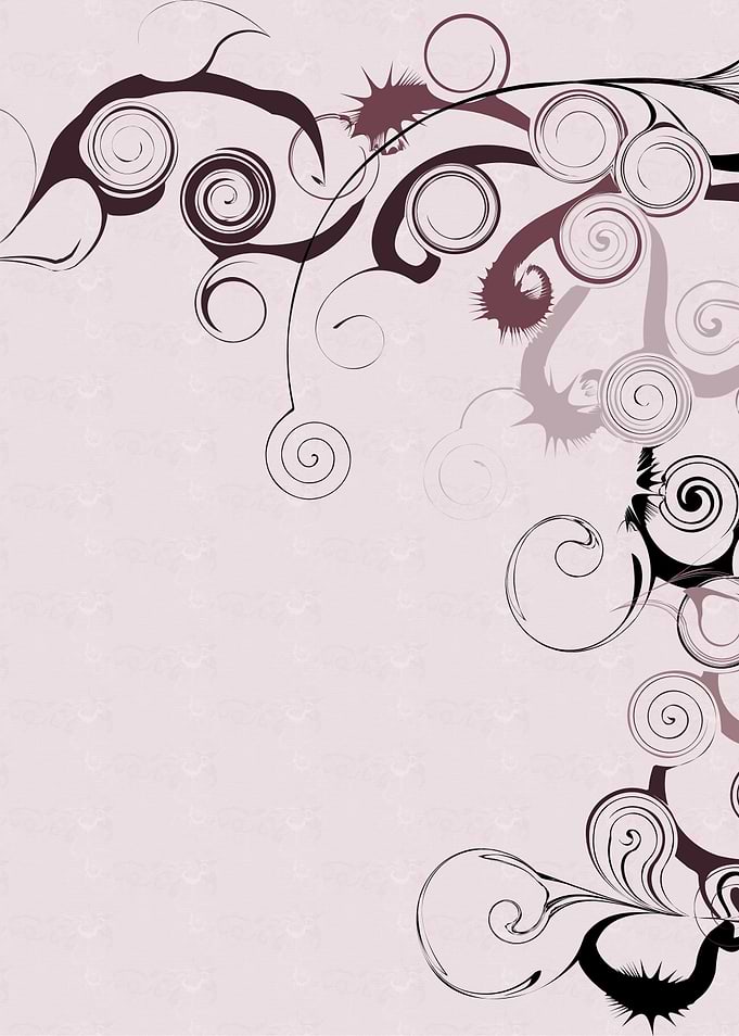 Pink Swirls And Twirls ~ Pink and black swirls and twir ...