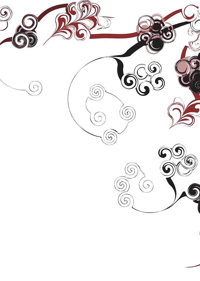 Red Swirls And Twirls ~ Red, pink, and black swirls and ...
