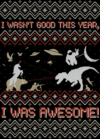 I WASN'T GOOD THIS YEAR...