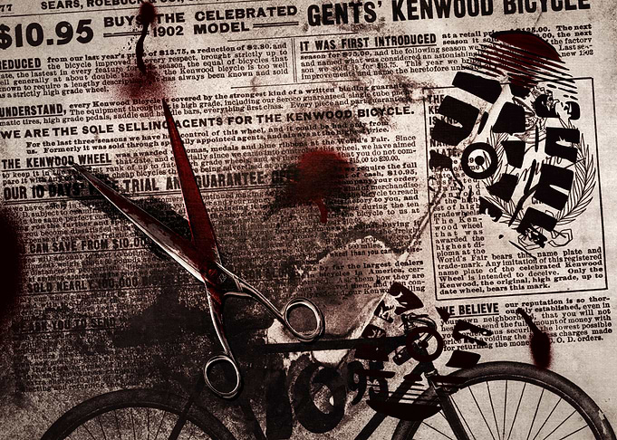 Vintage Crime Scene
