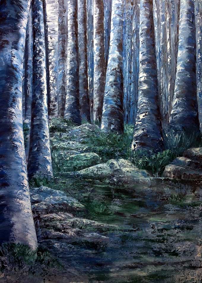 Remote - oil painting