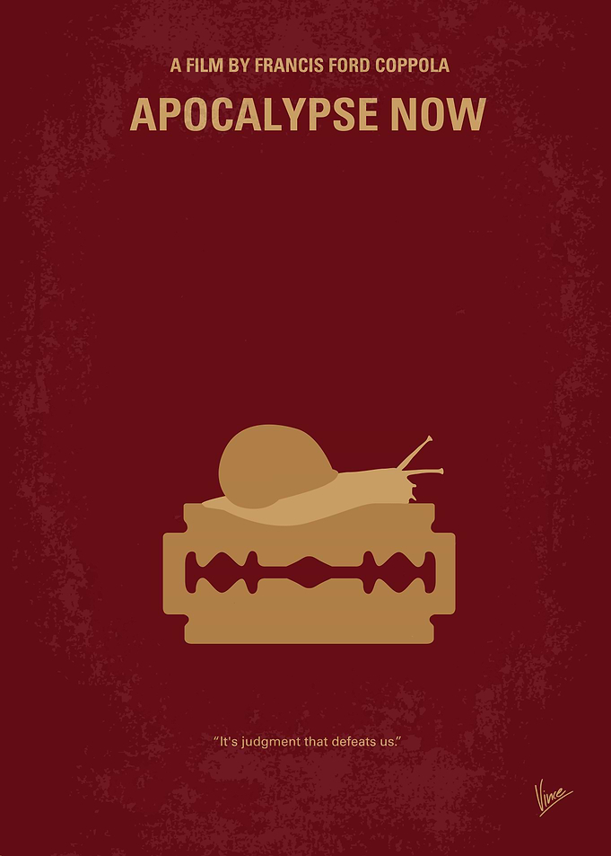 No006 My Apocalypse Now minimal movie poster During th ...