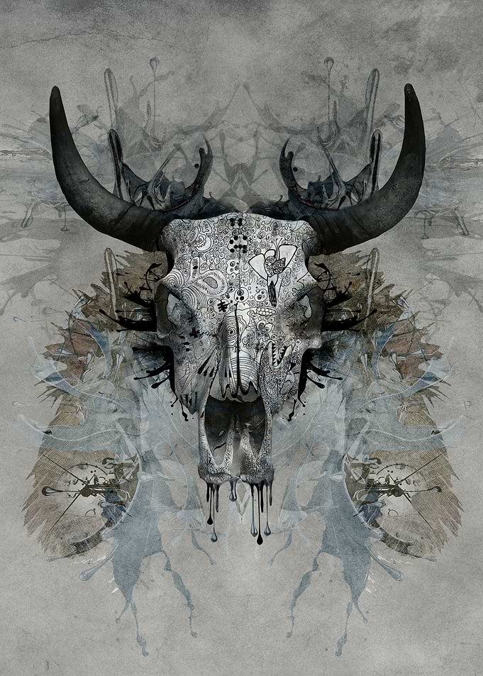 Something is squeezing my skull ..