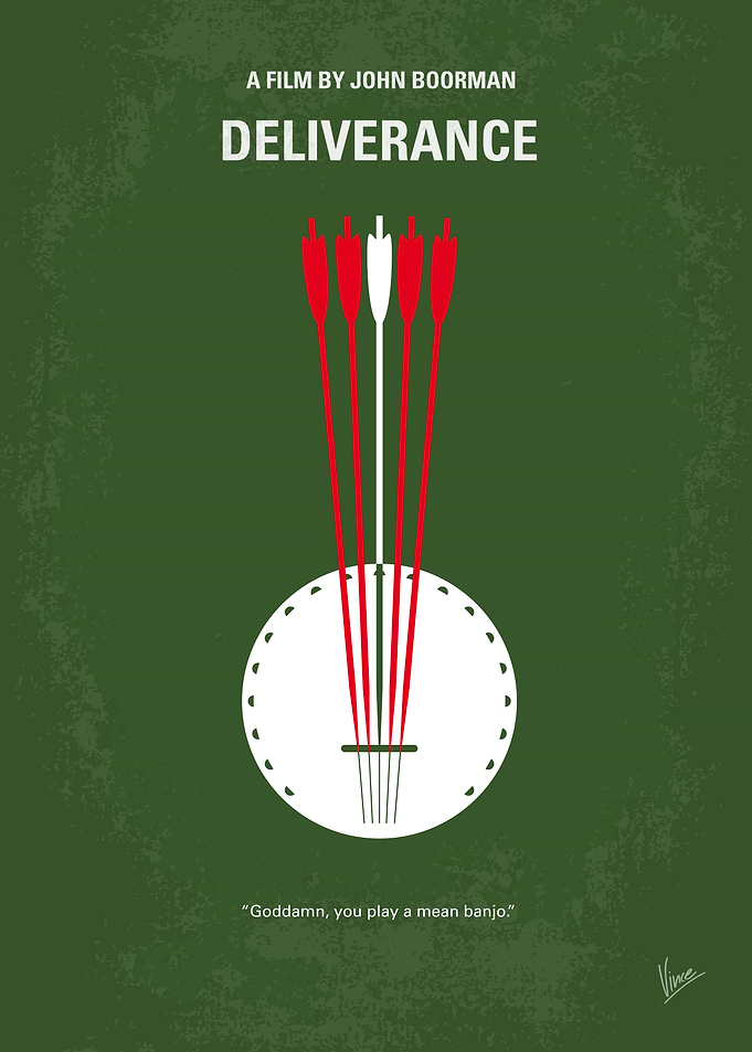 No020 My Deliverance minimal movie poster Intent on se ...