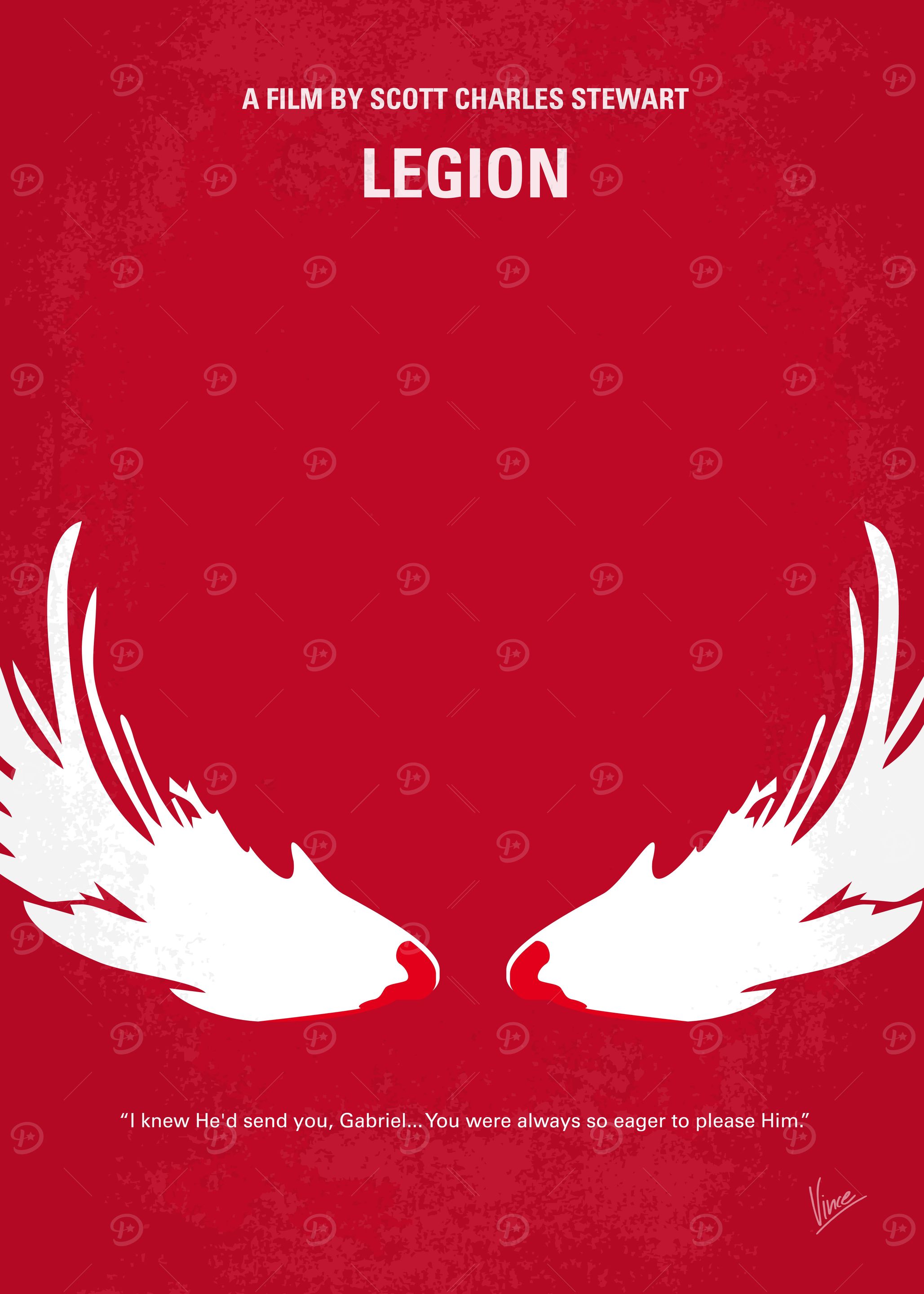 No050 My legion minimal movie poster A group of strang ...