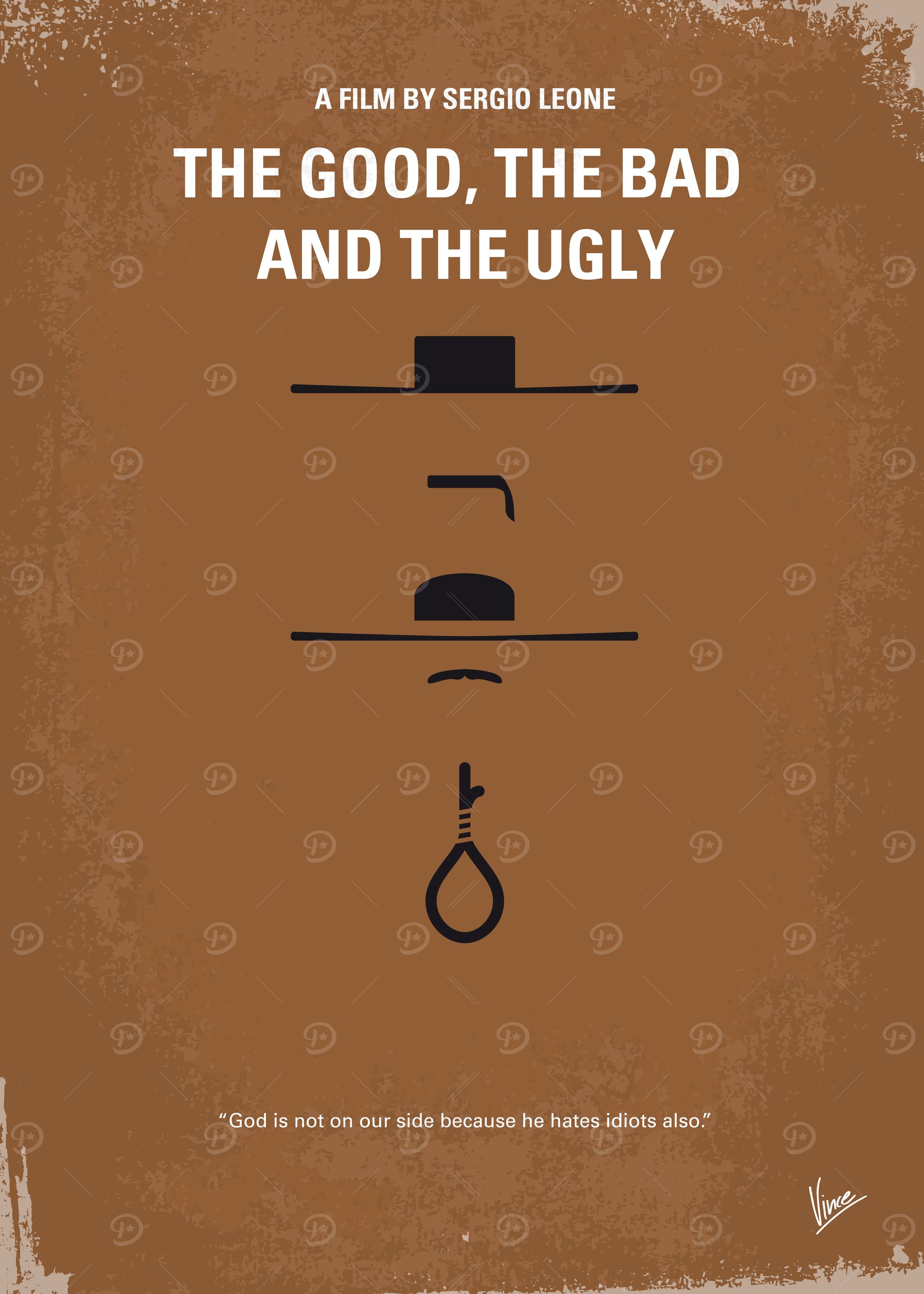 No090 My The Good The Bad The Ugly minimal movie poster ...