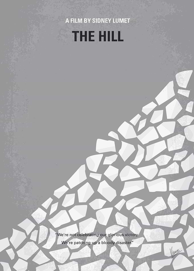 No091 My The Hill minimal movie poster In a North Afri ...