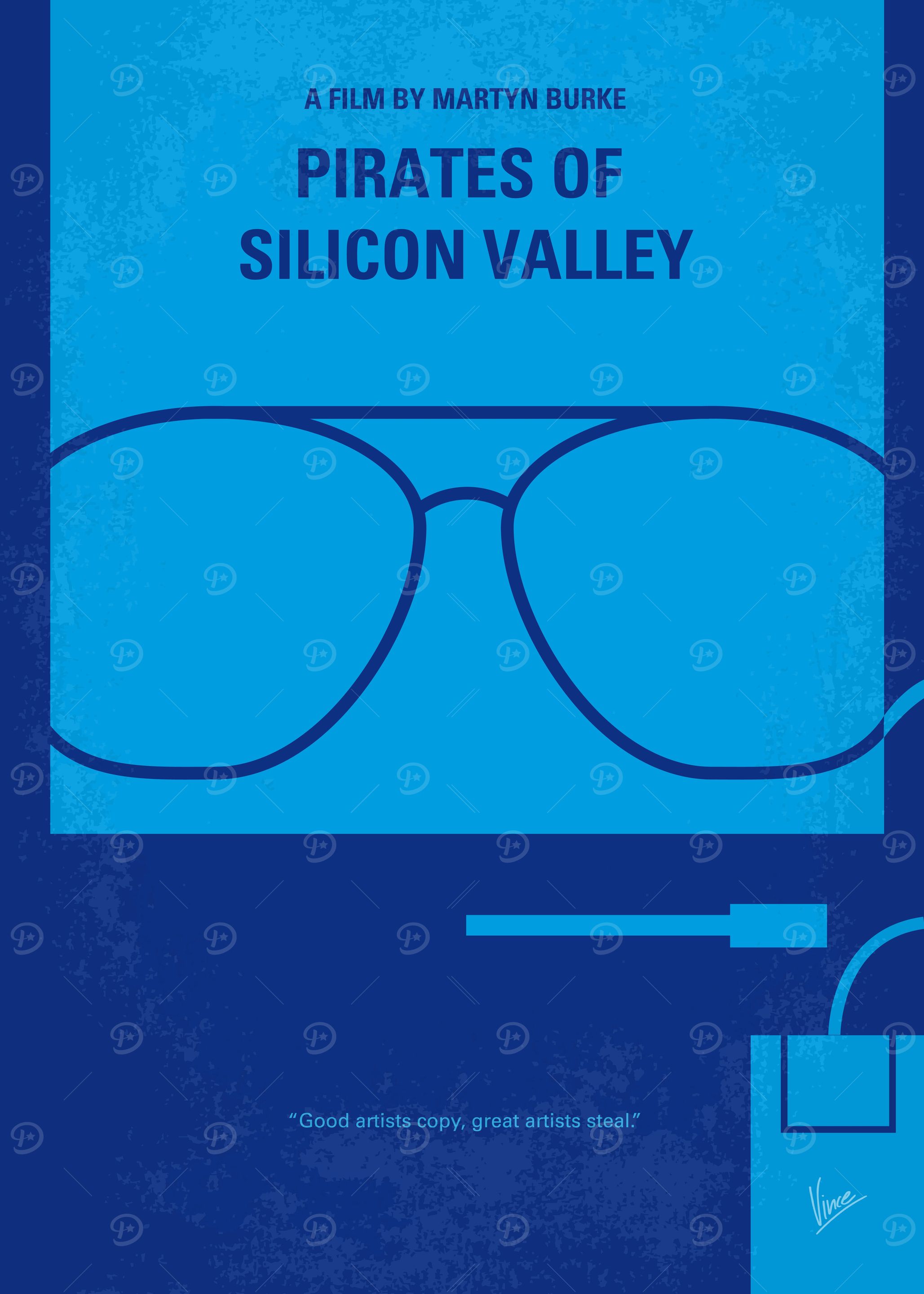 No064 My Pirates of Silicon Valley minimal movie poster ...