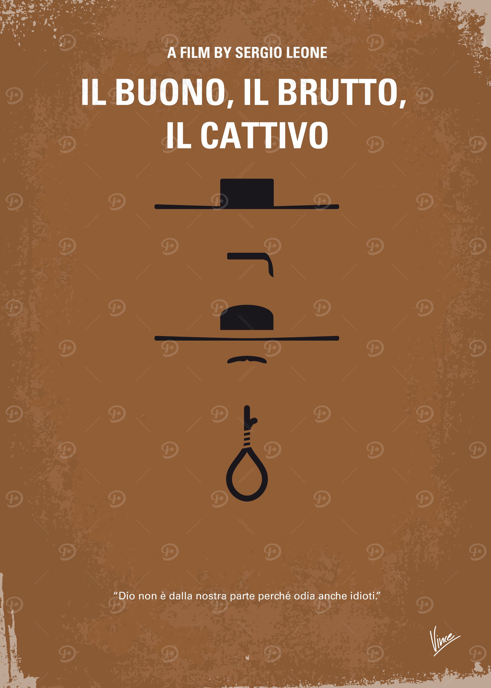 No042 My Il buono il brutto il cattivo minimal movie po ...
